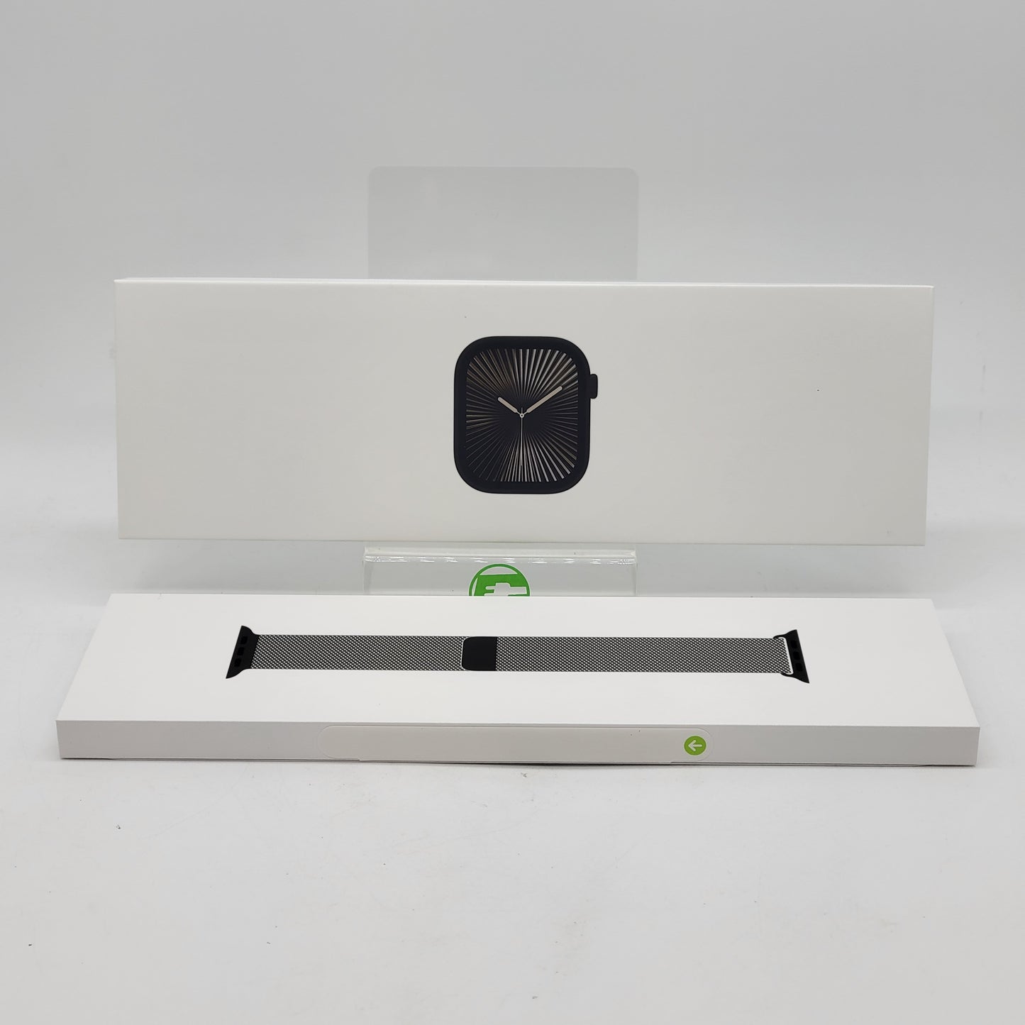 New Unlocked Apple Watch Series 10 42MM Slate Titanium Stainless Milanese Loop