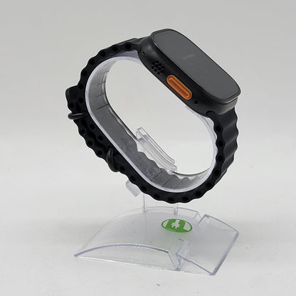 Unlocked Apple Watch Ultra 2 49MM Black Titanium Black  Sport Band A2986