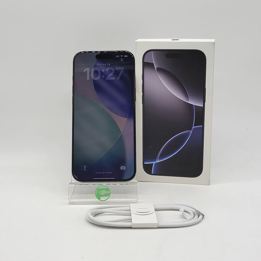 Factory Unlocked Apple iPhone 16 Pro Max 256GB Black Titanium MYW33LL/A