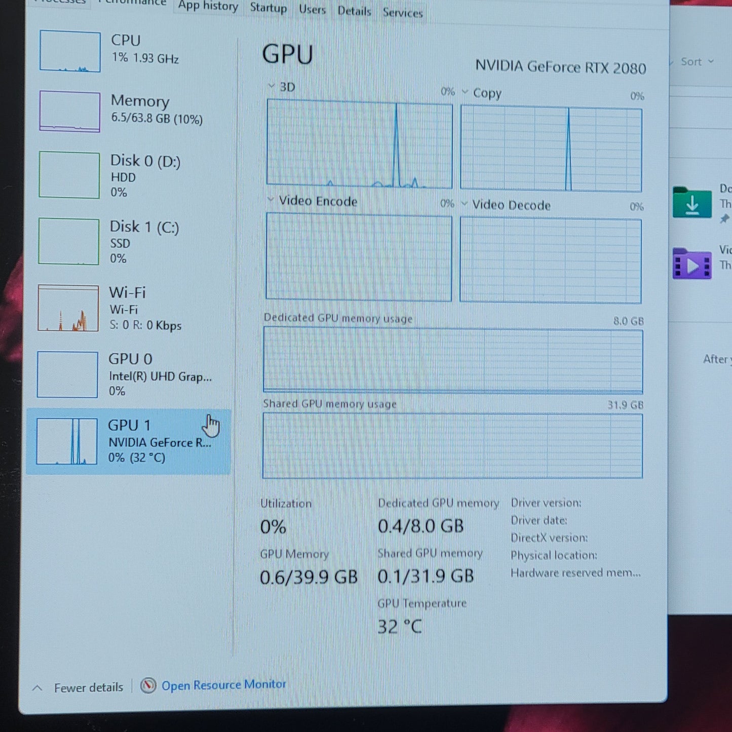 Dell XPS 8930 Core i9-9900K 3.60GHz 64GB RAM 2TB SSD 2TB HDD GeForce RTX 2080