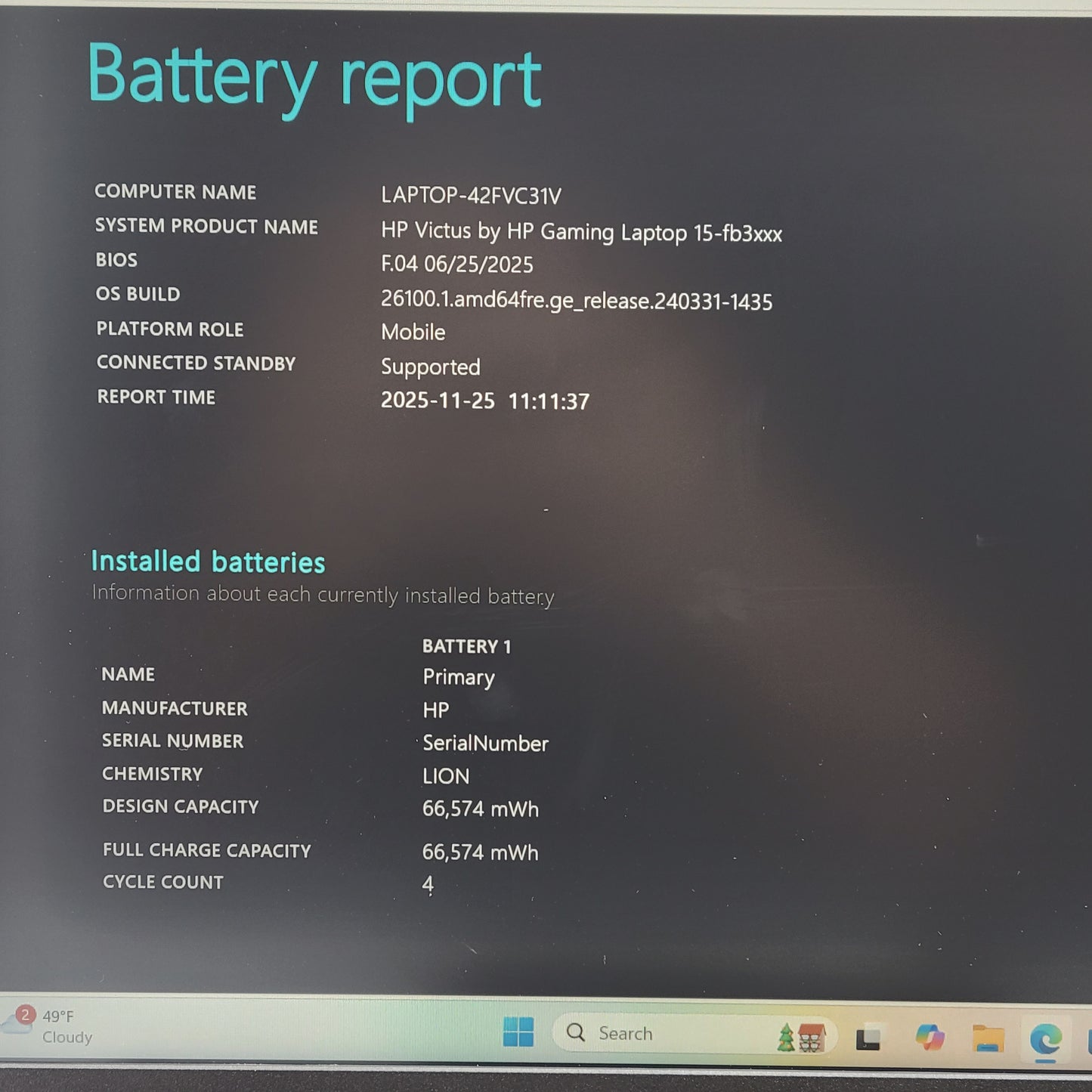 HP Victus 15-FB3001NR 15.6" Ryzen AI 7 350 2.0GHz 16GB RAM 1TB SSD RTX 5060