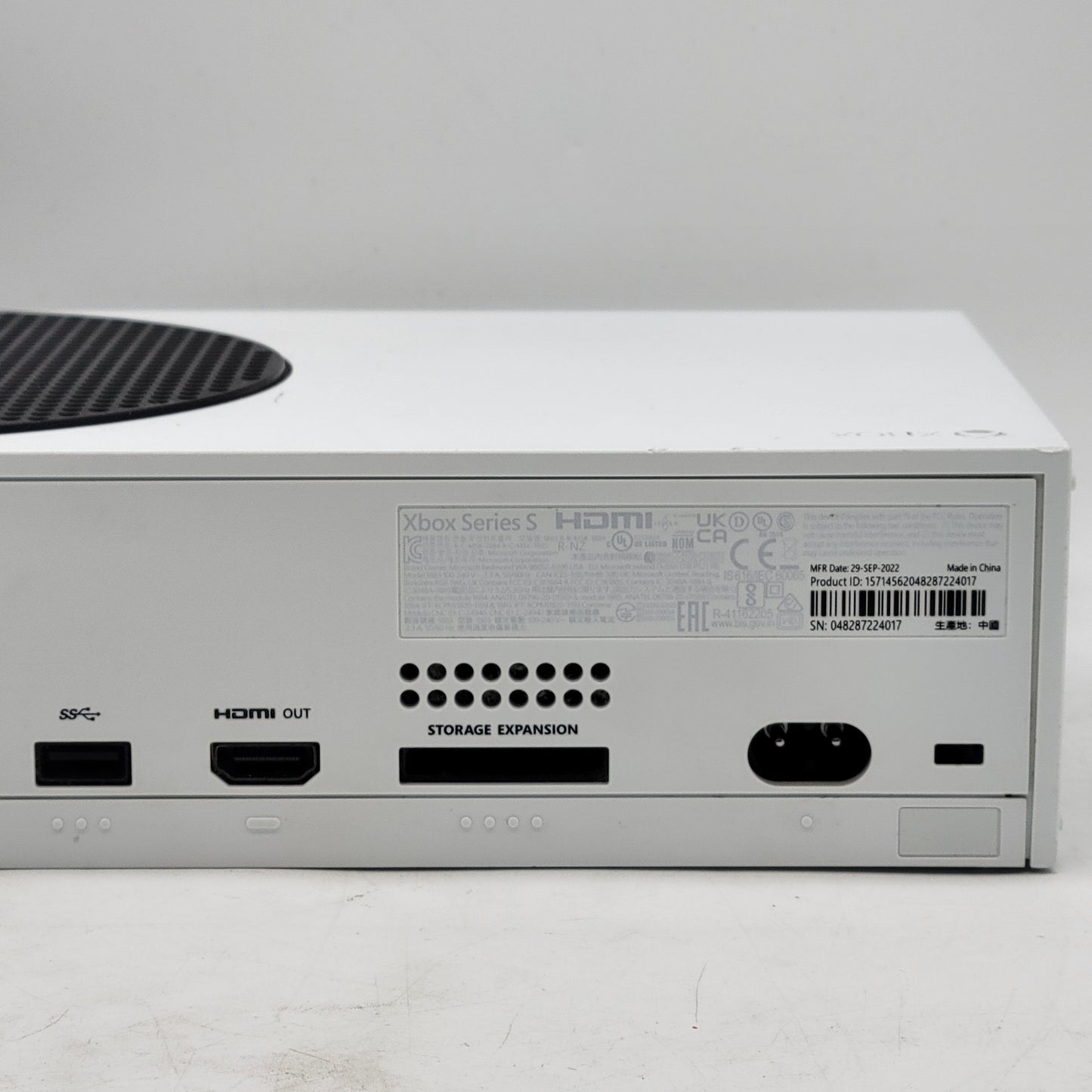 Microsoft Xbox Series S 512GB Console Gaming System Robot White 1883