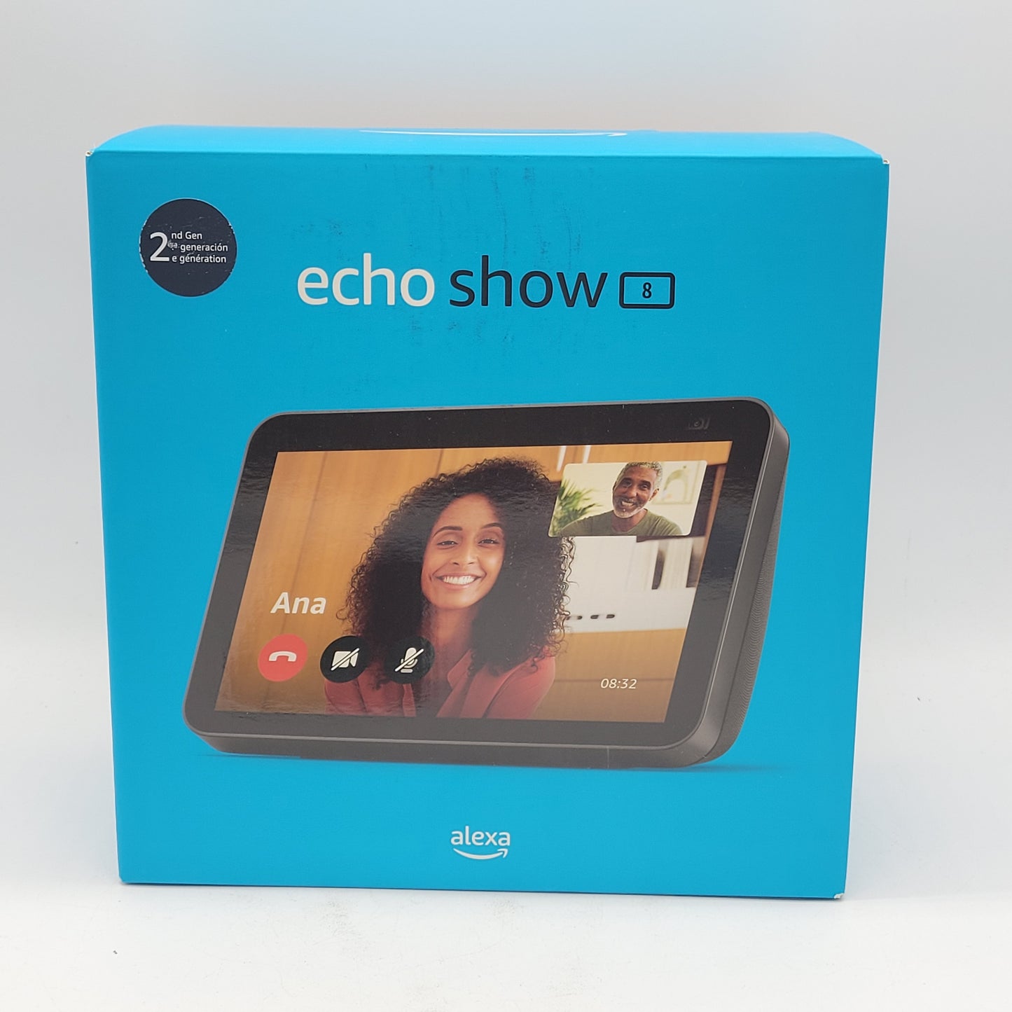 New Amazon Echo Show 8 2nd Gen Smart Display Black With Alexa A8H3N2