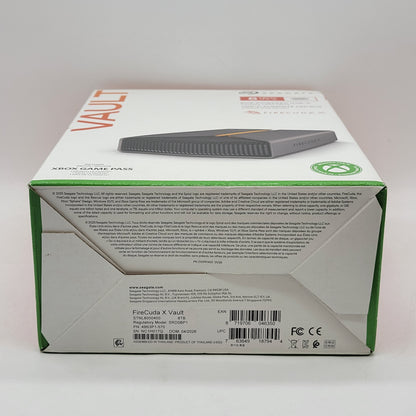 New Seagate External FireCuda X Vault 8TB USB-C to USB-C HDD STNL8000400