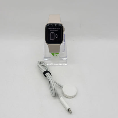 Unlocked Apple Watch SE 2nd Gen 40MM Starlight Aluminum MRFW3LL/A
