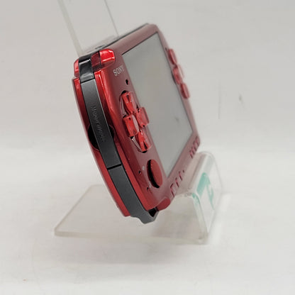 Sony PlayStation Portable PSP PSP-3000 Handheld Console Gaming System Red