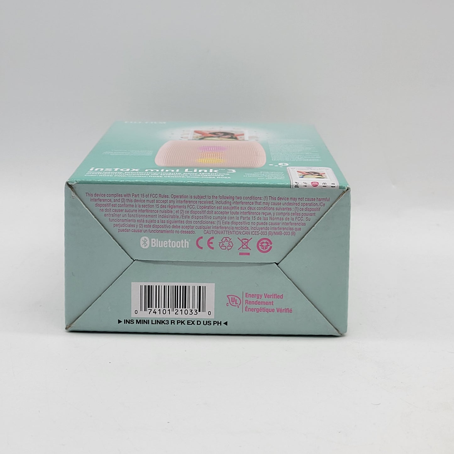New Fujifilm instax mini Link 3 Rose Pink Smartphone Printer