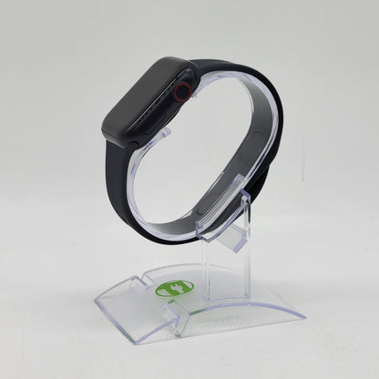 Unlocked Apple Watch SE 2nd Gen 40MM Midnight Aluminum Blue Sport Band MXFR3LL/A