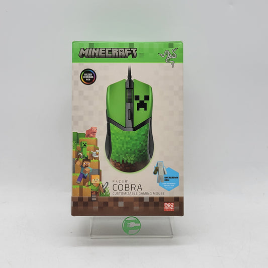 New Razer Cobra Customizable Gaming Mouse - Minecraft Edition