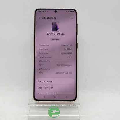 Unlocked Samsung Galaxy S21 5G 8GB RAM 128GB SM-G991U Purple
