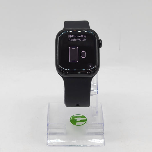 GPS Only Apple Watch Series 10 42MM Black Aluminum Black  Sport Band A2997