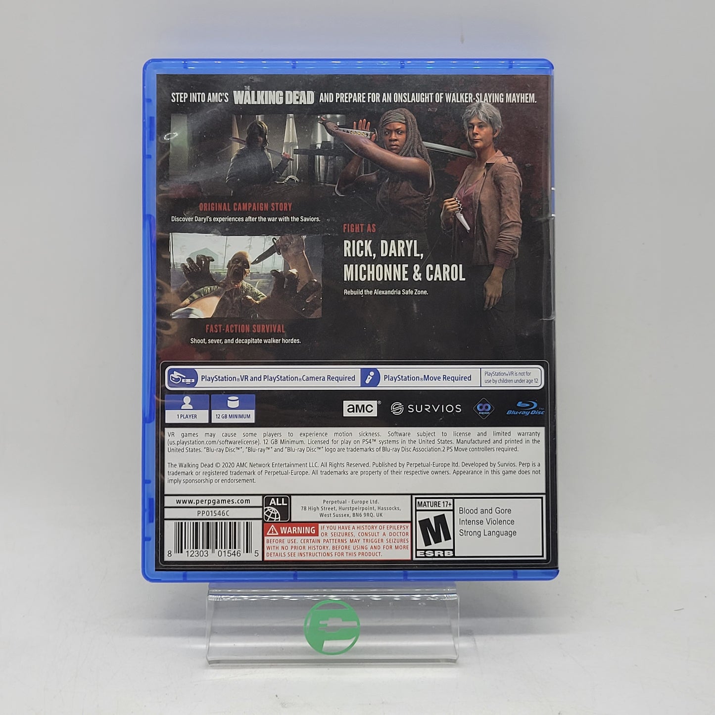 The Walking Dead Onslaught (Sony PlayStation 4 PS4, 2020)