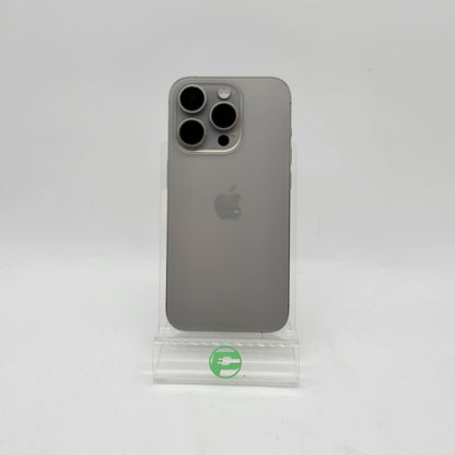 Factory Unlocked Apple iPhone 15 Pro 128GB Natural Titanium MTQP3LL/A