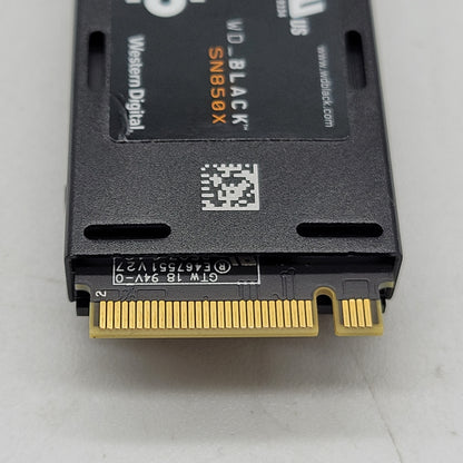 Western Digital WD 2280mm Black SN850X 4TB M.2 NVMe Gen 4.0 x 4 SSD WDS400T2XHE