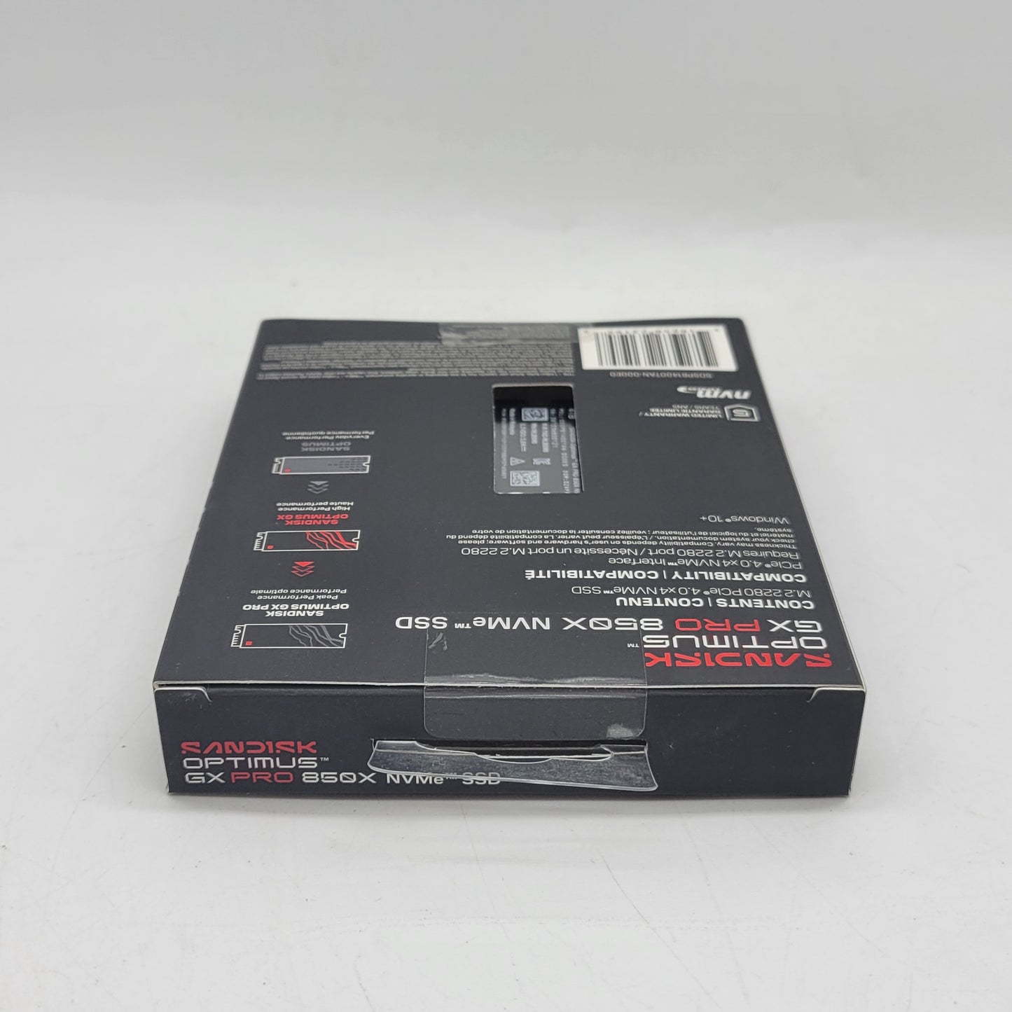 New SanDisk 2280mm Optimus GX Pro 850X 4TB PCIe 4.0 x4 NVMe 1.4 SSD