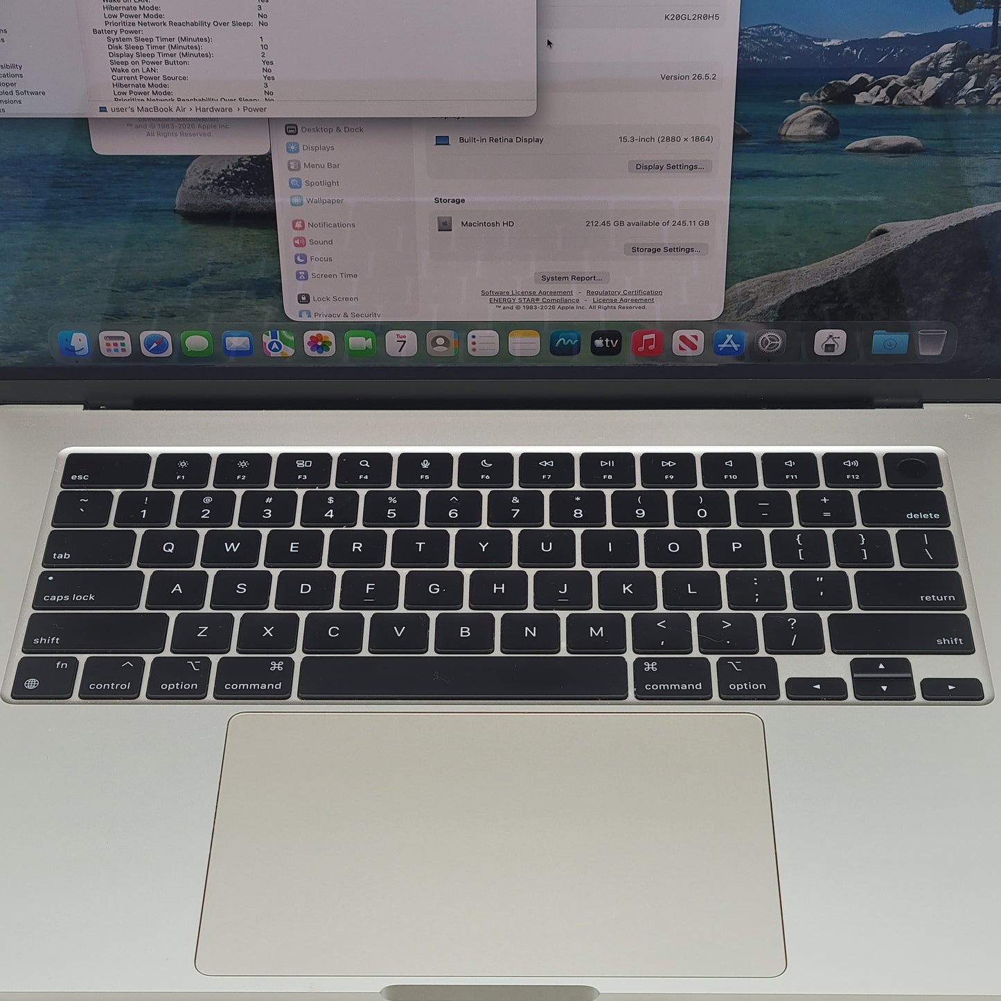 2024 Apple MacBook Air 15" M3 8C GPU 4.0GHz 8GB RAM 256GB SSD A3114