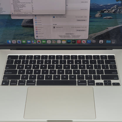 2024 Apple MacBook Air 15" M3 8C GPU 4.0GHz 8GB RAM 256GB SSD A3114
