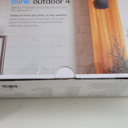 New Blink Outdoor 4 Smart Security Camera Black 5 Camera System