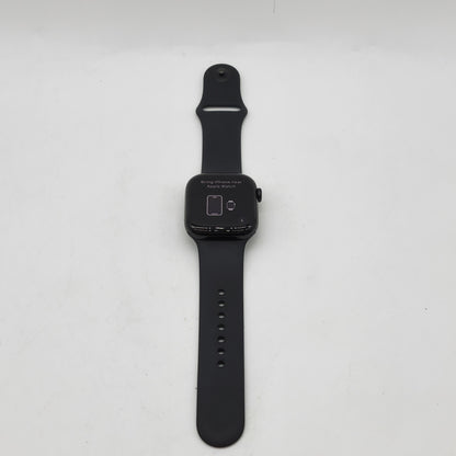 GPS Only Apple Watch Series 10 42MM Black Aluminum Black  Sport Band A2997