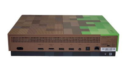 Microsoft Xbox One S 1TB Console Gaming System Only Minecraft Limited Edition