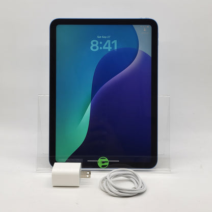 WiFi Only Apple iPad 10th Gen 64GB 26.0 Blue MPQ13LL/A Read