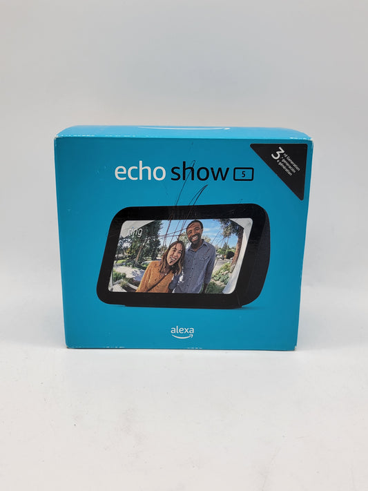 New Amazon Echo Show 5 3rd Gen Smart Display Charcoal Alexa H97N6S