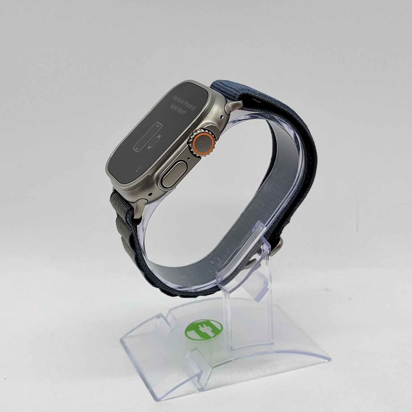 Unlocked Apple Watch Ultra 2 49MM Natural Titanium Light Blue Alpine Loop