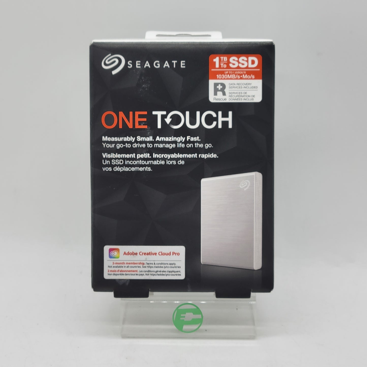 New Seagate External One Touch 1TB USB-C to USB-C SSD 3E9AP8-572