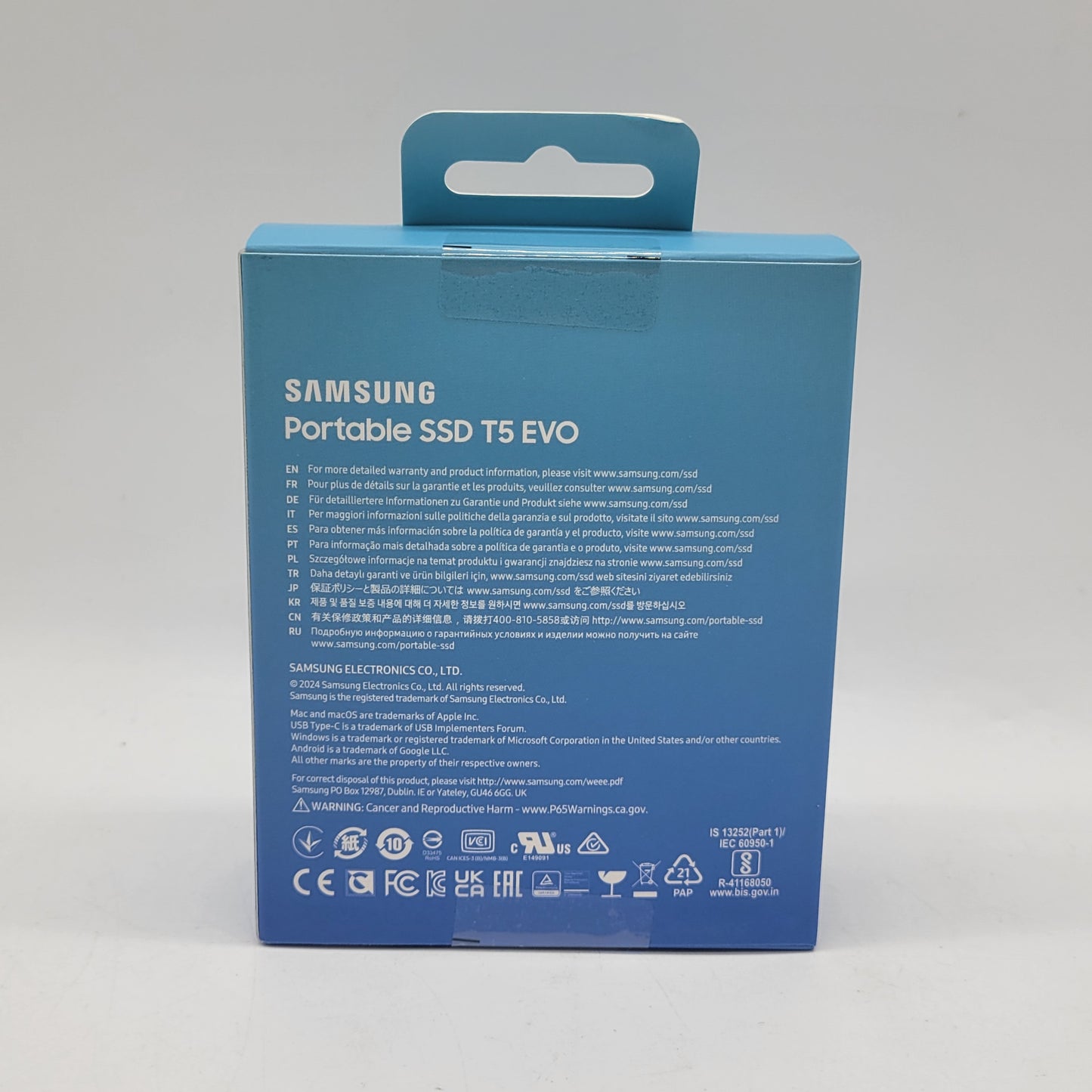 New Samsung T5 EVO 4TB Portable SSD MU-PH4T0S