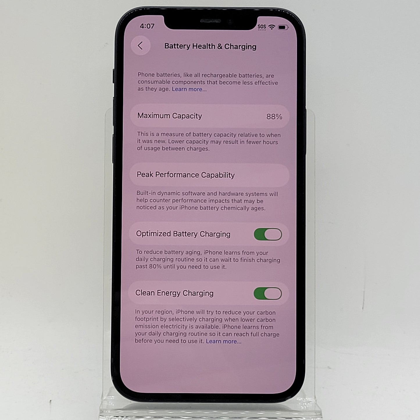 Unlocked Apple iPhone 12 64GB Black MGH63LL/A