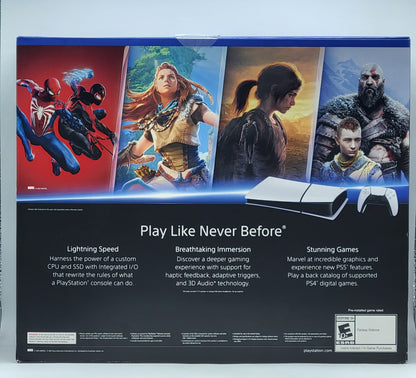 New Sony PlayStation 5 Slim Digital Edition PS5 1TB White Console Gaming System